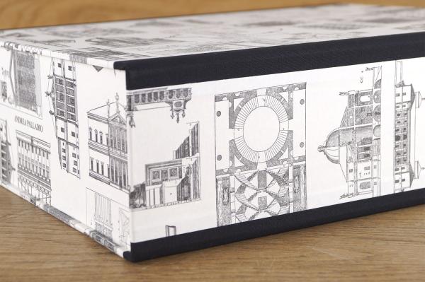 Schreibweise Aufbewahrungsbox mit Motiv Palladio Architektur